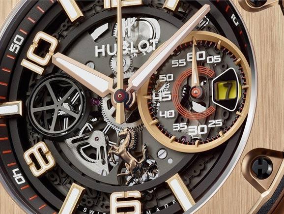 跑车法拉利与瑞士顶级制表品牌HUBLOT宇舶表共创限量腕表