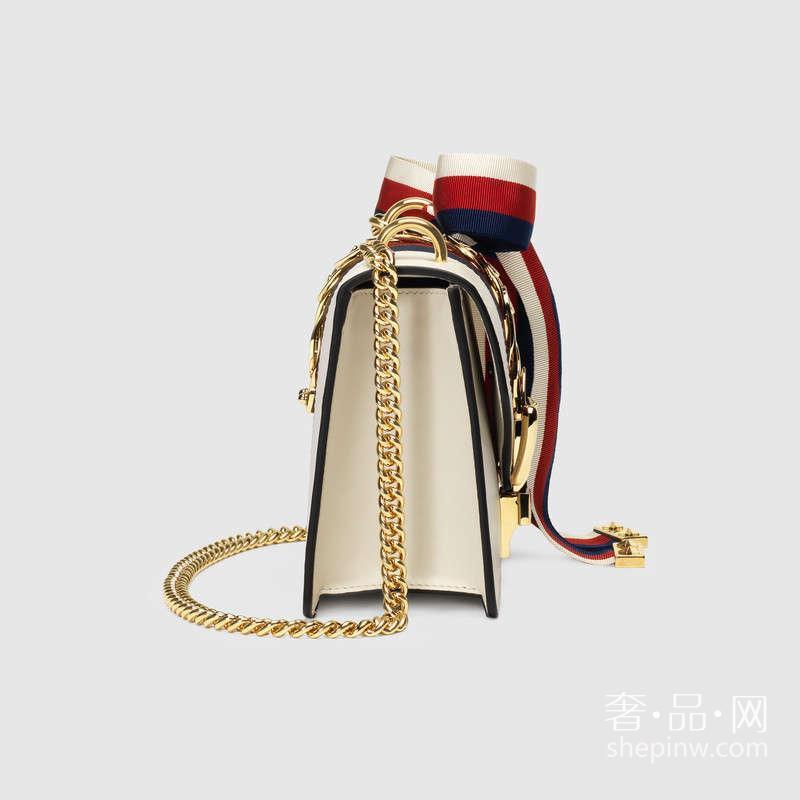 Gucci Sylvie 迷你链条包 431666 CVLEG 8605 Sylvie 白色包袋