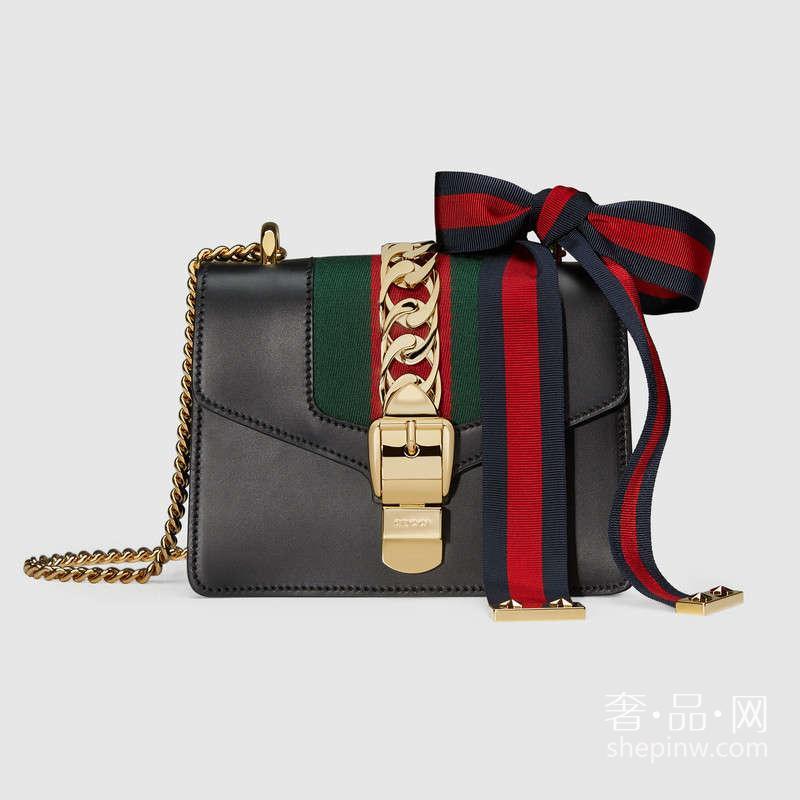 Gucci Sylvie 迷你链条手袋 431666 CVLEG 8638 Sylvie迷你女包