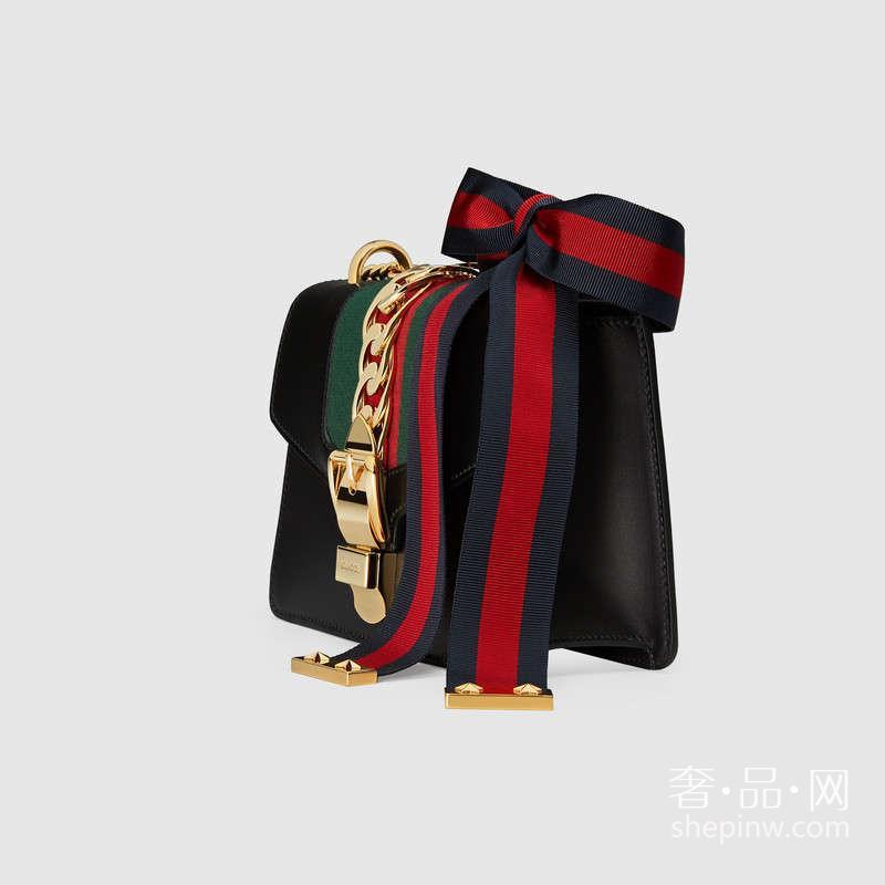 Gucci Sylvie 迷你链条手袋 431666 CVLEG 8638 Sylvie迷你女包