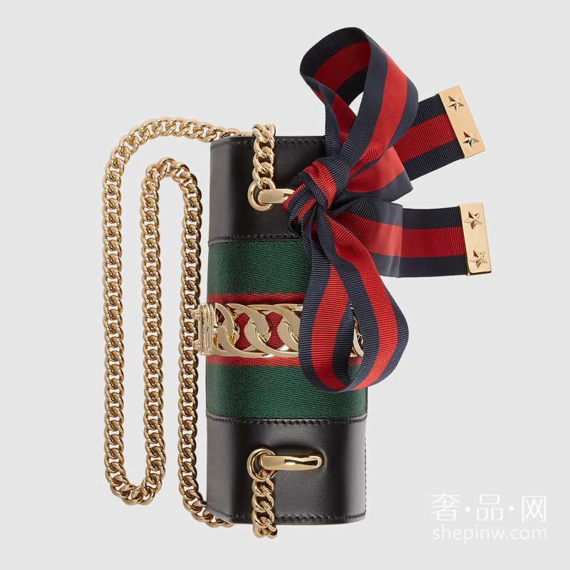 Gucci Sylvie 迷你链条手袋 431666 CVLEG 8638 Sylvie迷你女包