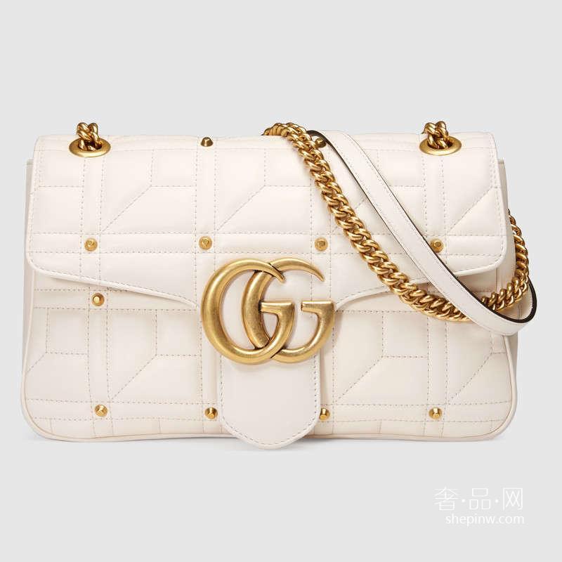 gucci 443496 DRWAT 9022 中号GG Marmont链条肩背包