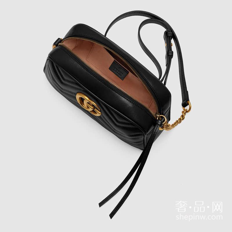 Gucci GG Marmont 绗缝肩背包447632 DRW1T 1000 中号