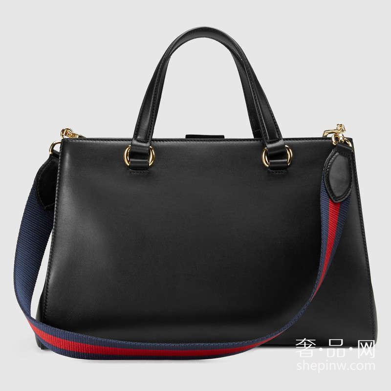 Gucci Sylvie 手提包 453790 DSVKG 8638 配尼龙织带提手