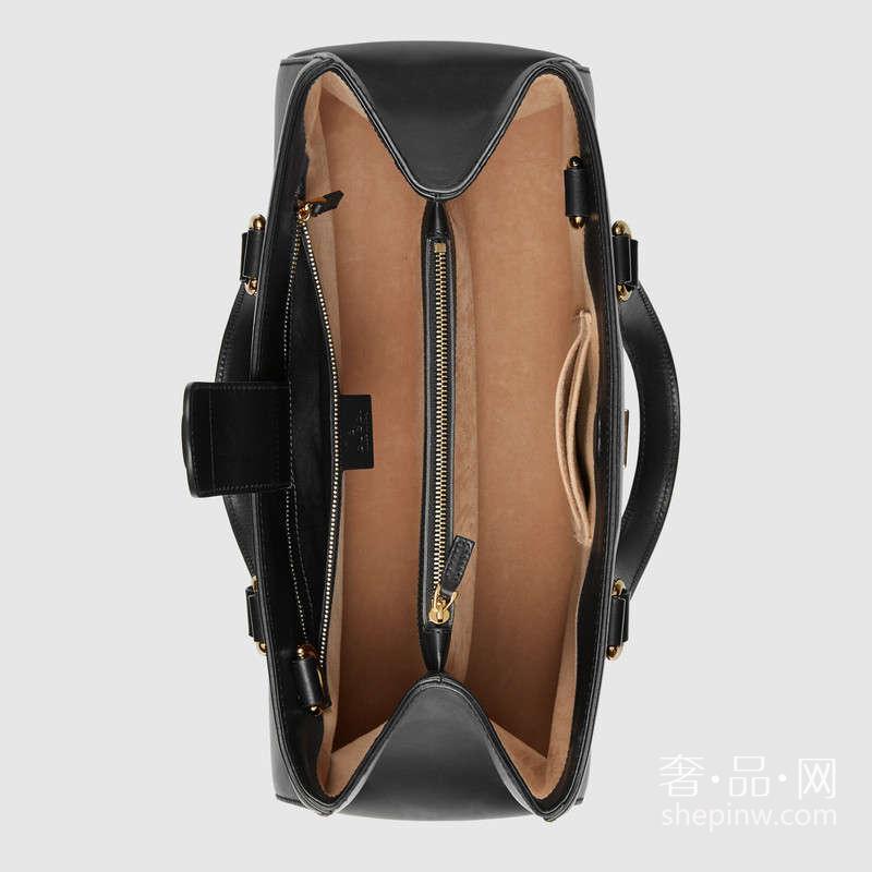 Gucci Sylvie 手提包 453790 DSVKG 8638 配尼龙织带提手