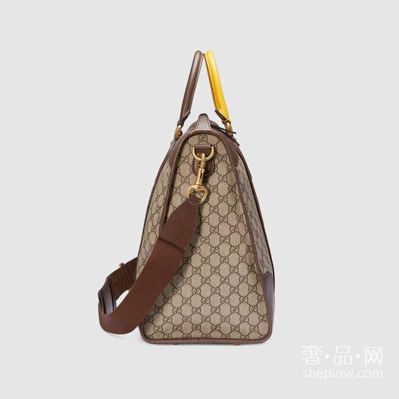 古驰 Gucci 柔软GG高级人造革织带行李包大号 459291 K5I9T 8855