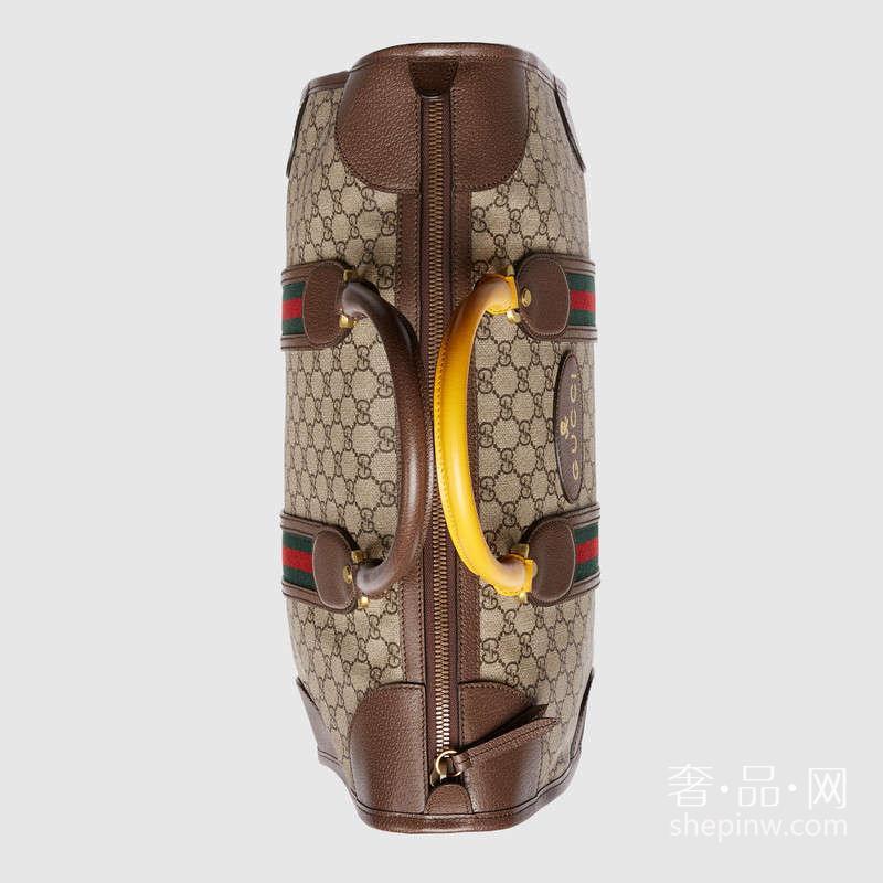 Gucci 2017春夏柔软GG高级人造革织带行李包459311 K5I9T 8855