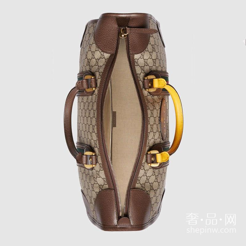 Gucci 2017春夏柔软GG高级人造革织带行李包459311 K5I9T 8855
