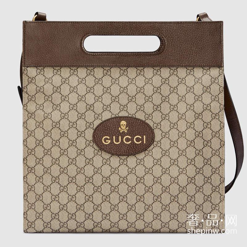 Gucci 2017春夏柔软GG高级人造革购物袋 463491 K5I5T 8358