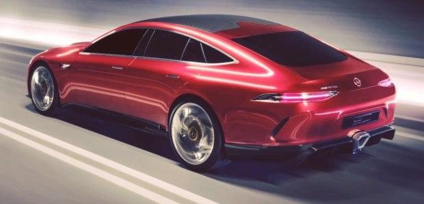 动感溜背风大嘴式奔驰 AMG GT Concept官图 碳纤维材质 豪华十足