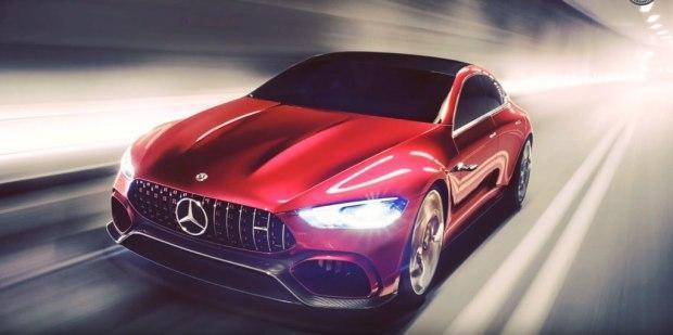 动感溜背风大嘴式奔驰 AMG GT Concept官图 碳纤维材质 豪华十足