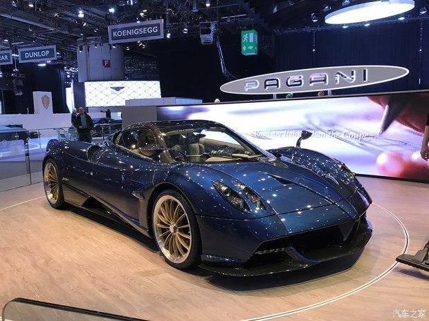 日内瓦车展帕加尼Huayra Roadster敞篷版 功率764马力 峰值1000牛·米