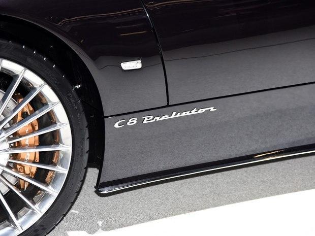 2017日内瓦车展上 荷兰跑车制造商世爵带来了 C8 Preliator Spyder车型