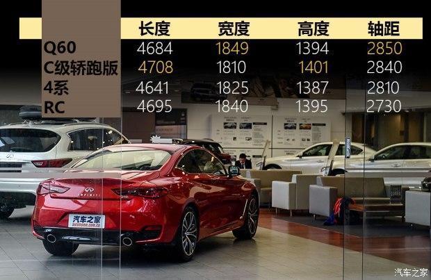 2017新款英菲尼迪Q60  2.0T 标准型实拍图 预售价：45.00万元