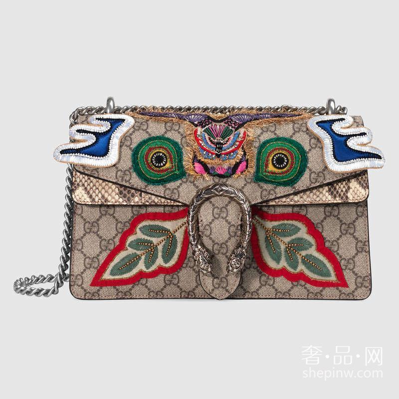 Gucci女包 Dionysus suede shoulder bag 400249 K2L5N 8755