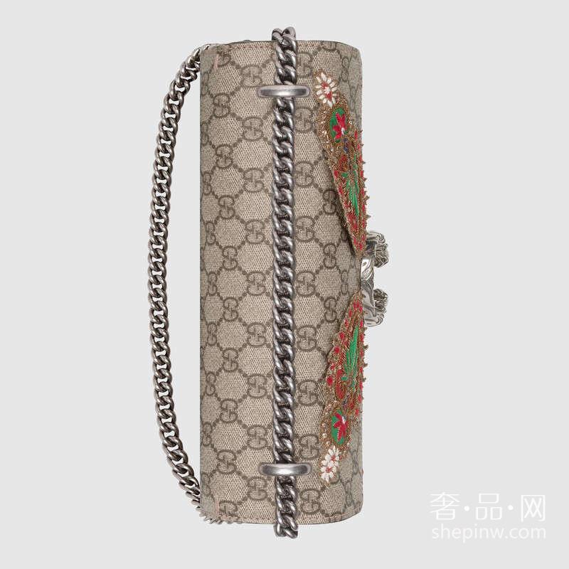 Gucci Dionysus大象和叶片刺绣肩背包400249 K8K2N 9749