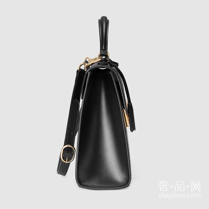 gucci古驰中文官网Padlock Signature皮 手提包428208 CWC1G 1000