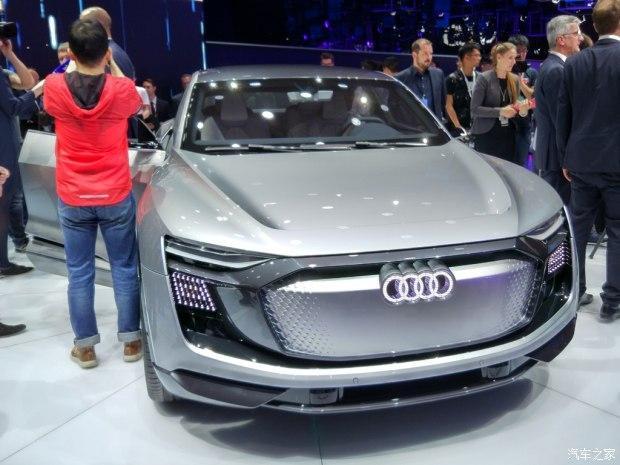 2017上海车展上奥迪e-tron Sportback概念车正式亮相 运动轿跑式车身