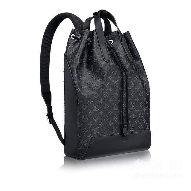 路易威登 LV Explorer 双肩包Monogram Eclipse 时装秀M40527