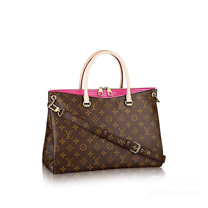 Louis Vuitton Pallas 女士时尚双拉链开合手提袋M41466