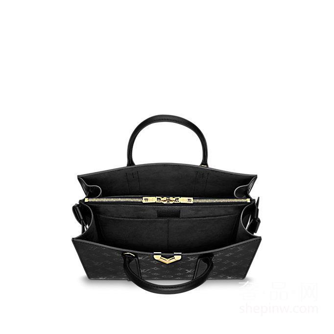 2017新款式 Louis Vuitton Very Tote手提袋M42886黑色Cuir Ecume牛皮