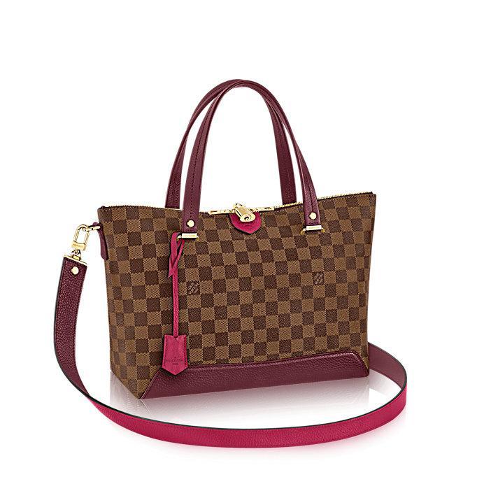 Louis Vuitton Hyde Park 手袋 N41015以Damier Ebene帆布打造