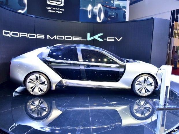 上海车展上观致汽车发布了其全新的概念车Model K-EV 0-100km/h加速3秒内