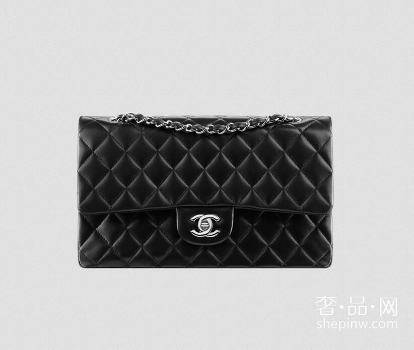 香奈儿 Chanel Classic Flap A01112菱格银色链条经典口盖包