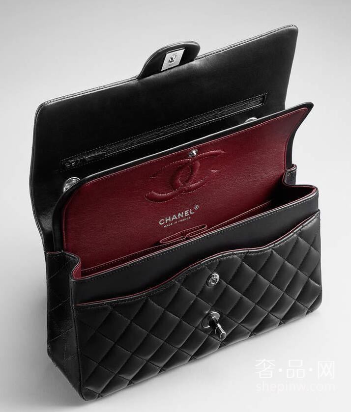 香奈儿 Chanel Classic Flap A01112菱格银色链条经典口盖包