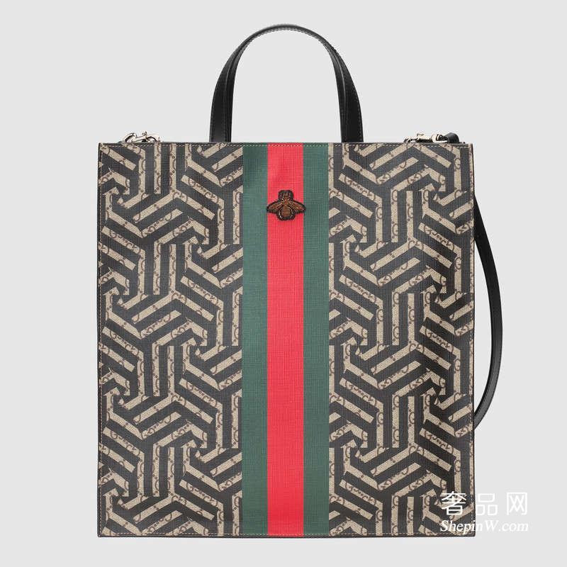 Gucci 柔软GG Caleido织带购物袋450950 K7P1N 9685