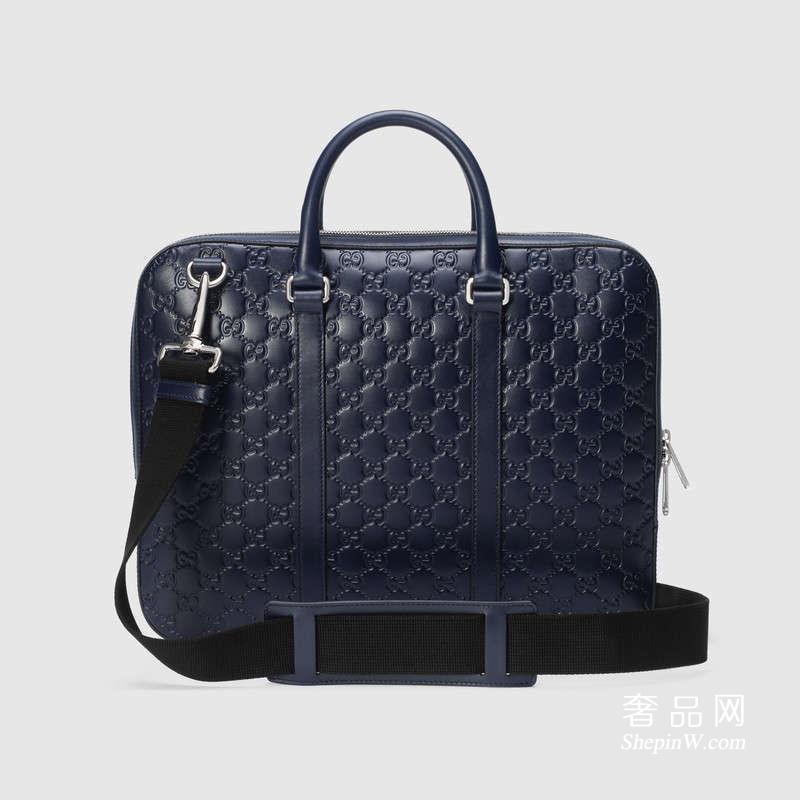 古驰Gucci Signature真皮公文包 451169 CWCBN 8490