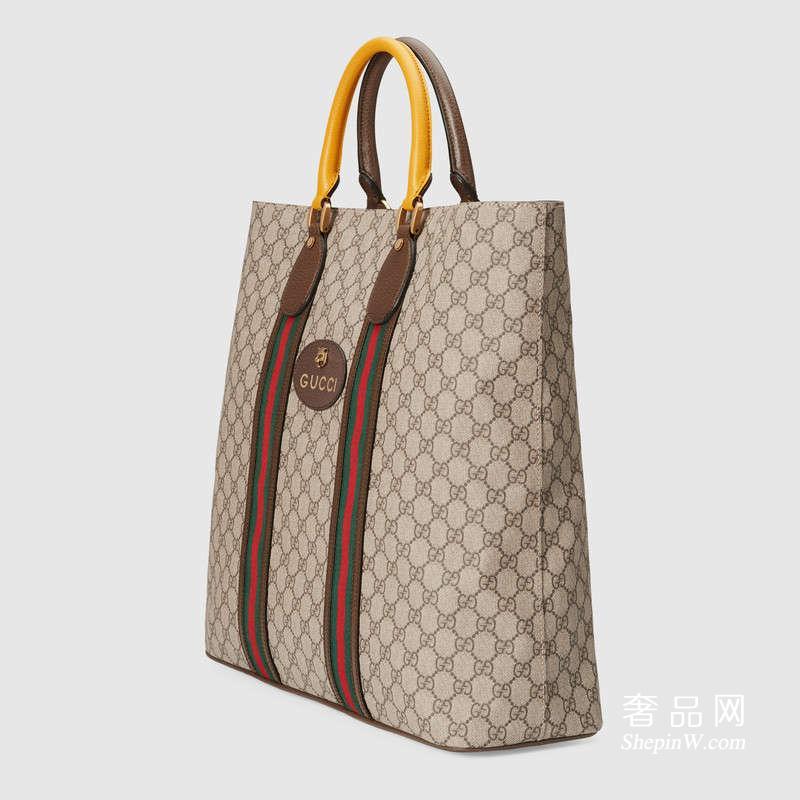 gucci男包GG Supreme帆布购物袋473870 K9RJT 8856