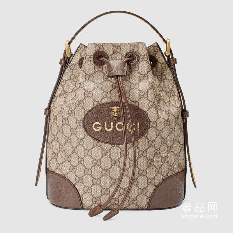 Gucci GG Supreme高级人造革背包 473875 K9RHT 8856