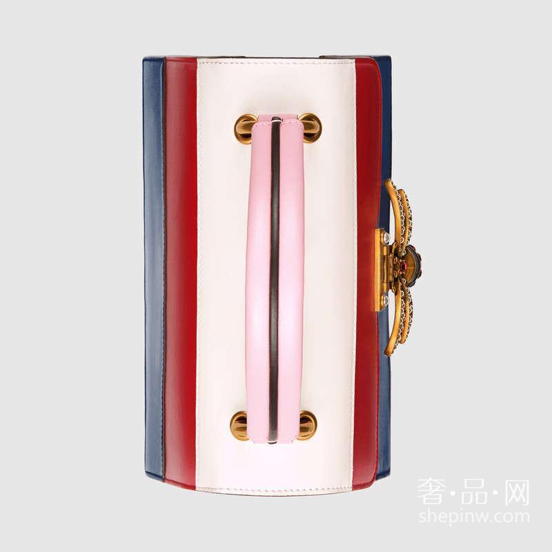 Gucci 玛格丽特皇后真皮手提包476541 DVUST 4198 “Blind for Love”