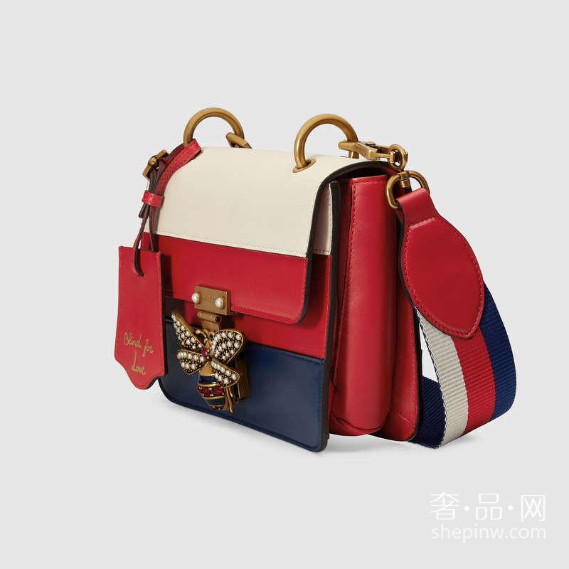 Gucci 玛格丽特皇后Blind for love 真皮手袋476542 DVUST 4199