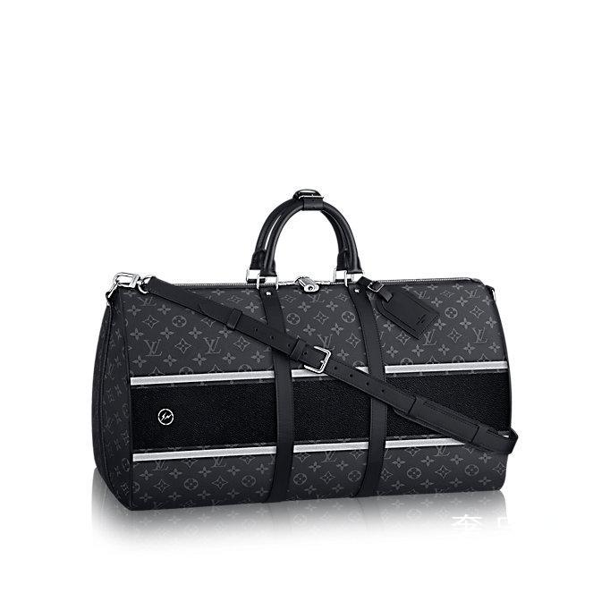 路易威登Louis Vuitton KEEPALL 55 旅行袋（配肩带）M43414