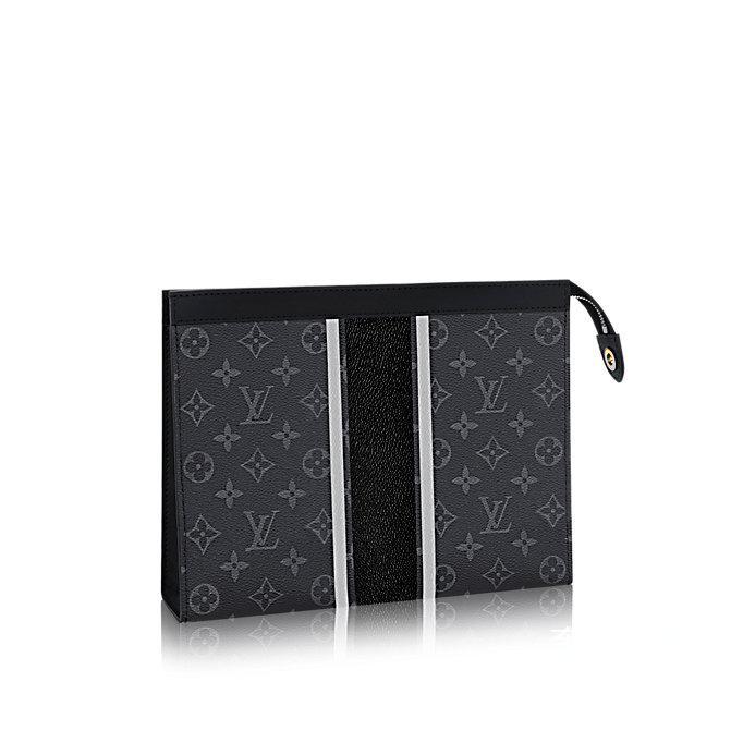 Louis Vuitton POCHETTE VOYAGE 中号手袋M64440 日蚀闪光