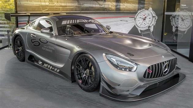 梅赛德斯·AMG庆祝品牌成立50周年设计纪念版限量车型AMG GT3 Edition 50