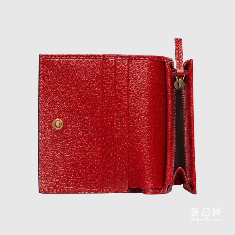 Gucci GG高级人造帆布卡片夹 476420 K8KUT 9778