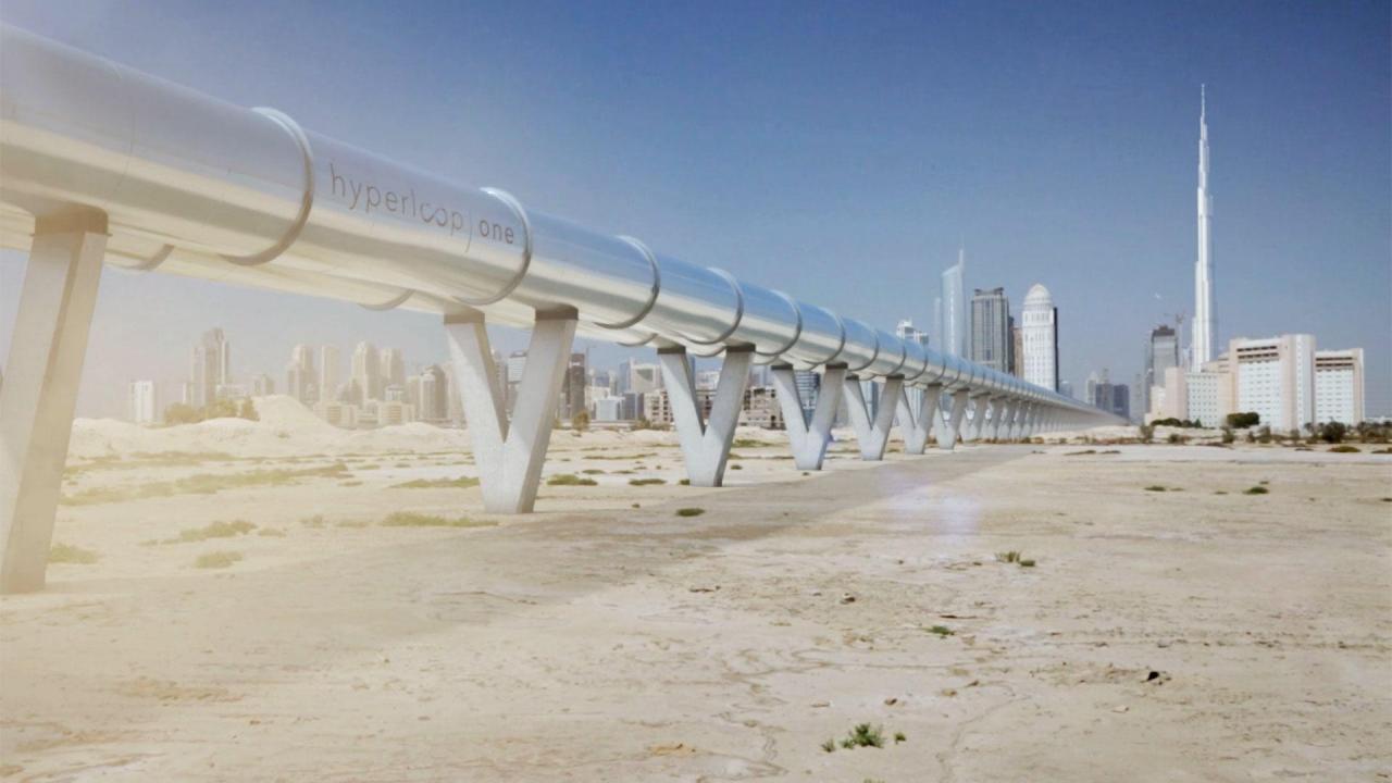 迪拜将拥全球第一座“超级环”城市 世界第一条“超级高铁”在阿联酋落户