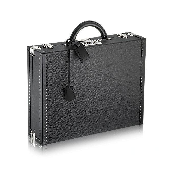 Louis Vuitton PRÉSIDENT 手提箱 M30002 Taiga 皮革公事包