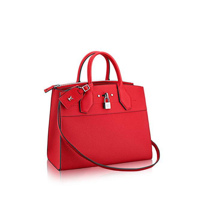 Louis Vuitton CITY STEAMER PM M53029 红宝石色