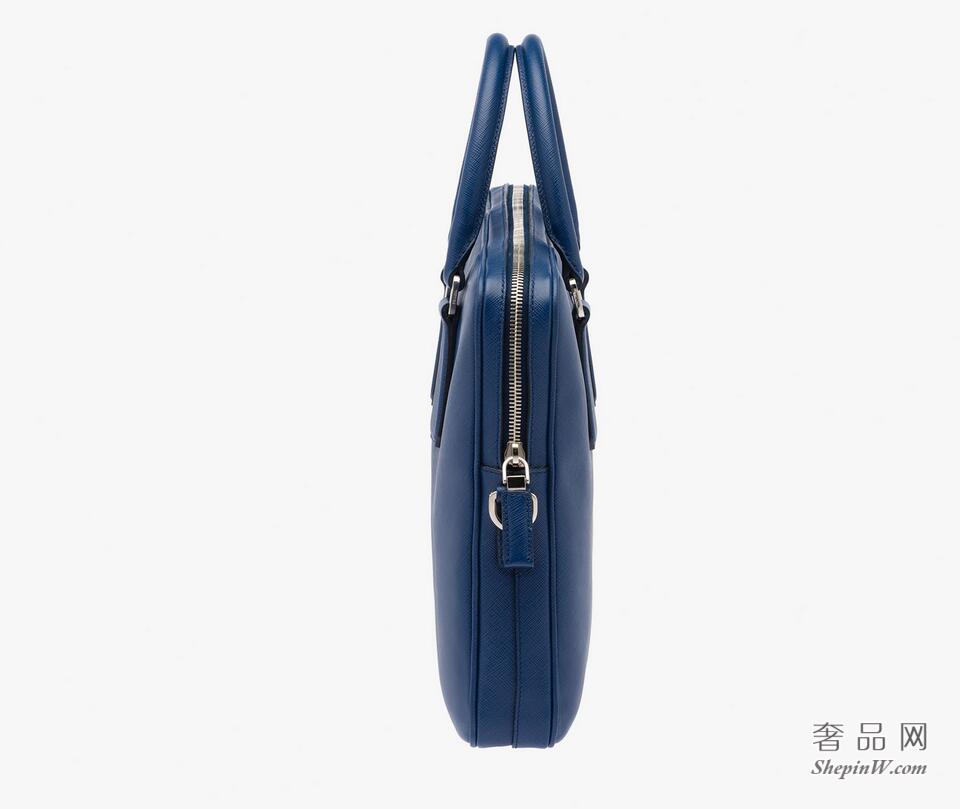 Prada Saffiano 皮革公文包2VE368_9Z2_F0016