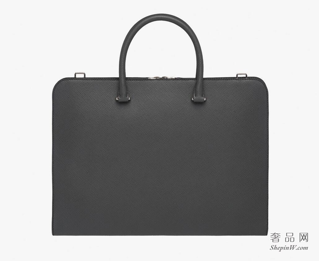 Prada Saffiano Cuir皮革公文包2VN006_2FAD_F0308