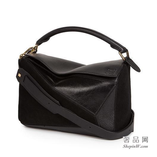 loewe罗意威 Puzzle Bag 黑色 322.01.K74