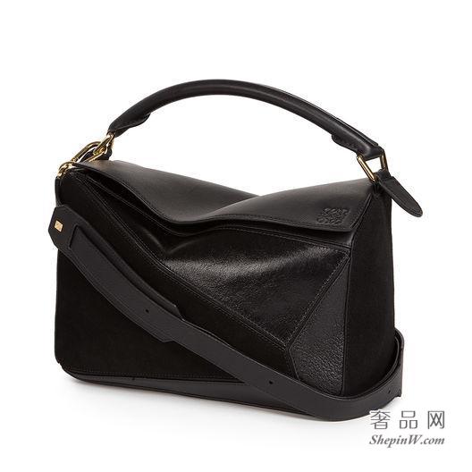 loewe罗意威 Puzzle Bag 黑色 322.01.K74