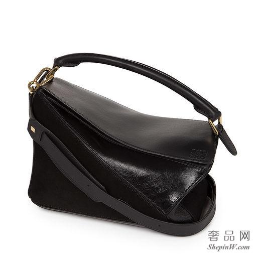 loewe罗意威 Puzzle Bag 黑色 322.01.K74