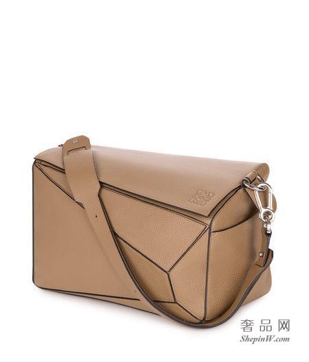 loewe罗意威 Puzzle Extra Large Bag 粉灰色 322.41.M46