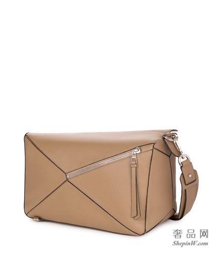 loewe罗意威 Puzzle Extra Large Bag 粉灰色 322.41.M46