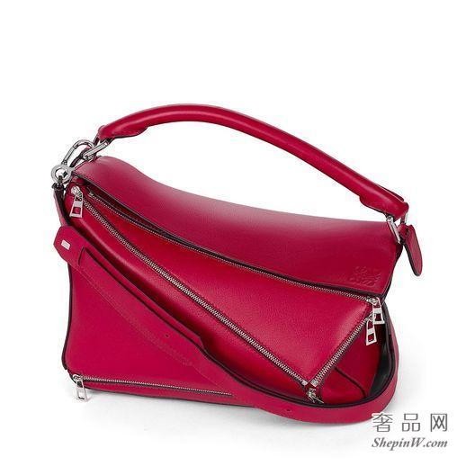 loewe罗意威 Puzzle Zips Bag 胭脂红 326.30.K74